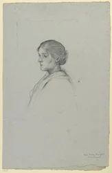Portret van mejuffrouw Fanny Kingdon