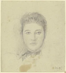 Portret van mejuffrouw Martin