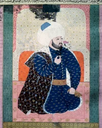 Portret van de sultan van het Ottomaanse Rijk Mehmed II (1430-1481)