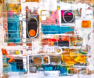 Levendige abstracte vormen