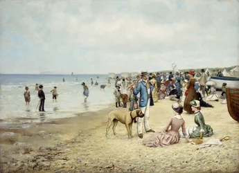 Een dag op het strand