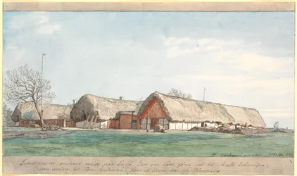Lundsgaard ongeveer halverwege Læsø.
