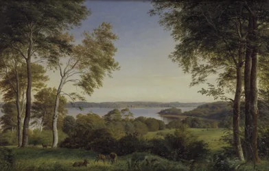 Uitzicht over Skarre Sø