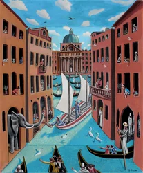 De Wegloper, 2025 (getinte gesso)
