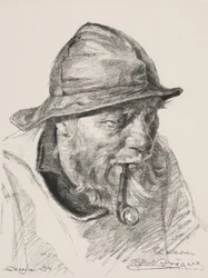 Hoofd van een visser uit Skagen
