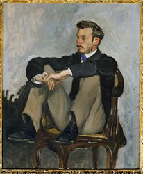 Pierre-Auguste Renoir, schilder (olieverf op doek)