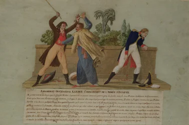 De moord op generaal Kleber door een fanaticus, 14 juni 1800