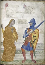 Voorzichtigheid en gerechtigheid uit Regia Carmina door Convenevole da Prato