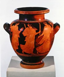 Attische roodfiguur stamnos