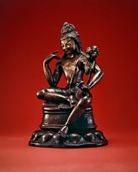 Padmapani Lokeshvara zittend in meditatie, eerste helft van de 7e eeuw