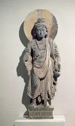 Staande Bodhisattva Maitreya, 3e eeuw