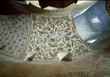 Paleochristelijke kunst: oogstscène (detail)