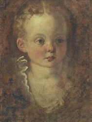 Buste van een meisje (verso), c.1588-90