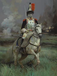 Cuirassier, 2016 (olieverf op doek)