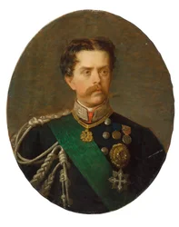 Portret van Koning Umberto I van Italië 1844-1900