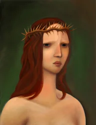 Ecce Homo, 2023 (olieverf op houtpaneel)