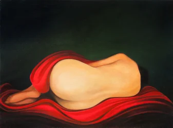 Zondagse verveling, 2016 (olieverf op houtpaneel)