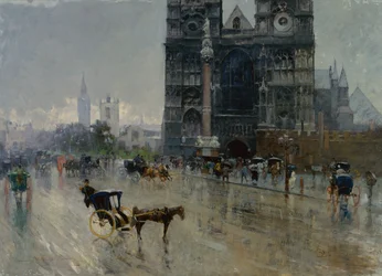 Heiligdom, Westminster (olieverf op doek)