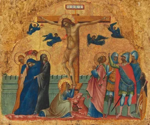 De Kruisiging, ca. 1340-1345 (tempera op paneel)