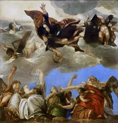 Sint Marcus beloont de theologische deugden