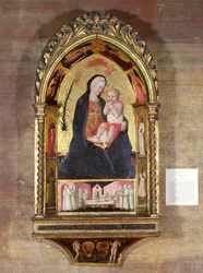 De Maagd van Nederigheid met Engelen en Heiligen, c.1440