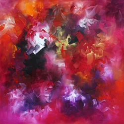 Gepassioneerde abstracte tinten