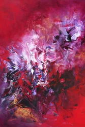 Levendige abstracte stroming