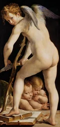 Cupido Snijdt een Boog