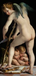 Boogsnijwerk Amor "
"