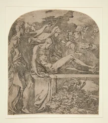 De begrafenis van Christus