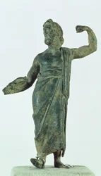 Shami-figuur, mogelijk Zeus of Poseidon, teruggevonden uit de verwoeste tempel in de stad Nehavand (bekend als Laodicea), Iran