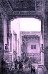 Interne Binnenplaats van de Ouatier-Hauch Kadan, uit 