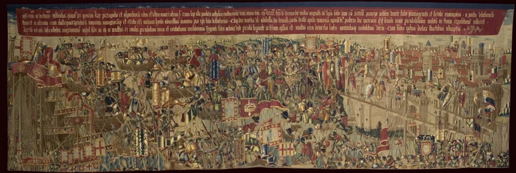 De Pastrana-tapijten, vervaardigd in Doornik, waarschijnlijk uit de werkplaats van Passchier Grenier, ca. 1471 - 1475