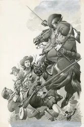Zwarte buik van een paard
