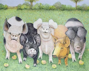 A Chorus Line (acryl op doek)