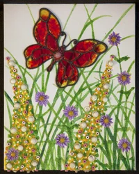 Vlinders, Rood  Geel, 2016