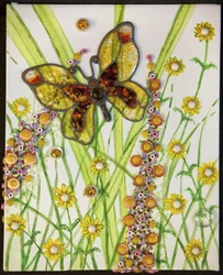 Vlinders, Geel  Bruin, 2016