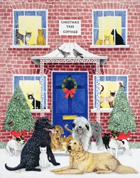 Kerstwarmte (olieverf op doek)