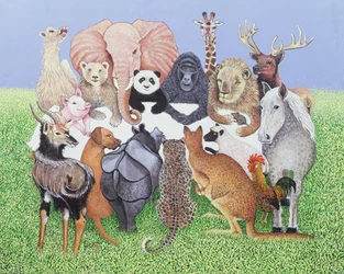Party Time, 2007 (olieverf op doek)