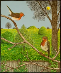 Territoriale rechten, 2012 (acryl op calico)