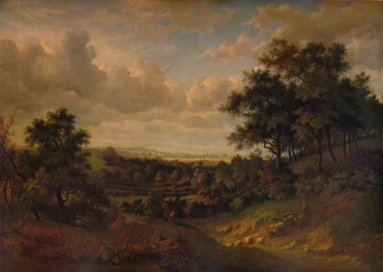 Een Uitzicht op de Theems: Greenwich in de verte, 1820