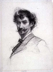 Portret van James Abbott McNeill Whistler (1834-1903)
