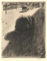 De zelfmoord, ca. 1886.
