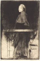 Vrouw in een Cape, 1889