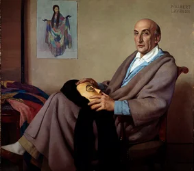 Portret van regisseur en theaterman Jacques Copeau