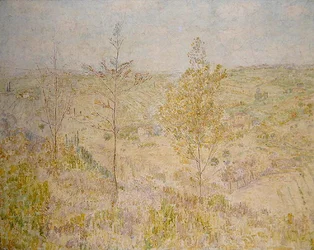 Een Toscaanse lentelandschap