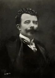 Portret van de schrijver felicien Champsaur ( 1859