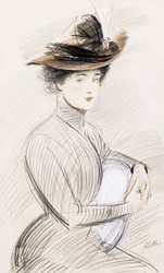 Een elegante dame