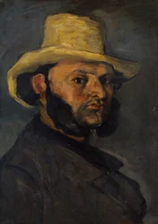 Gustave Boyer in een Strohoed