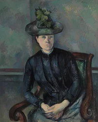 Madame Cézanne met Groene Hoed